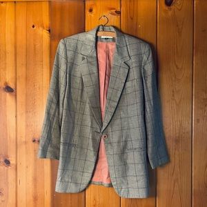 Vintage Tweed Fitted Blazer size Small/Medium!